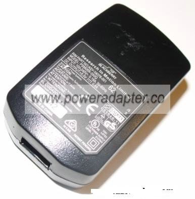 BLACKBERRY RIM PSM05R-050Q 5V 0.5A AC ADAPTER 100 - 240VAC ~ 0.1 BLACKBERRY RIM PSM05R-050Q 5V 0.5A AC ADAPTER 100 - 240VAC ~ 0.1