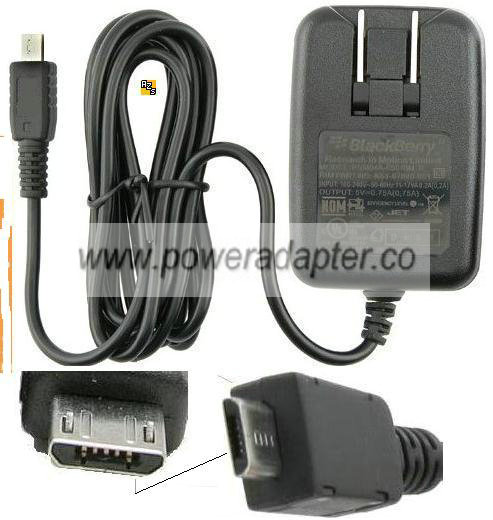 BLACKBERRY PSM04A-050RIM (NY) AC ADAPTER 5VDC 0.7A Micro USB 5 P BLACKBERRY PSM04A-050RIM (NY) AC ADAPTER 5VDC 0.7A Micro USB 5 P