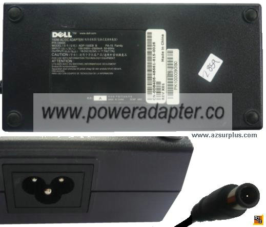 DELL ADP-150EB B AC ADAPTER19.5VDC 7700mA POWER SUPPLY D274