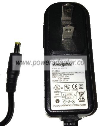 ENERGIZER JSD-2710-050200 AC ADAPTER 5VDC 2A NEW 1.7x4x8.7mm Ro ENERGIZER JSD-2710-050200 AC ADAPTER 5VDC 2A NEW 1.7x4x8.7mm Ro