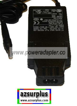 FIT MAINS FW 7555/09 AC ADAPTER 9VDC 1.5A POWER SUPPLY FIT MAINS FW 7555/09 AC ADAPTER 9VDC 1.5A POWER SUPPLY