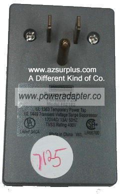 KENSINGTON System Saver 62182 AC ADAPTER 15A 125V Used Transiet KENSINGTON System Saver 62182 AC ADAPTER 15A 125V Used Transiet