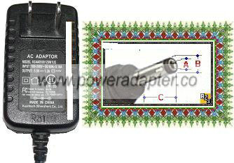 KTEC KSAFC1200100W1US AC ADAPTER 12A 1A NEW 2.5x5.4x12mm Round KTEC KSAFC1200100W1US AC ADAPTER 12A 1A NEW 2.5x5.4x12mm Round