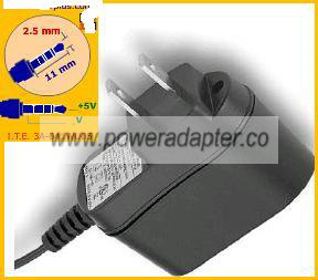 ITE 3A-041WU05 AC ADAPTER 5VDC 1A 100-240V 50-60Hz 5W CHARGER P ITE 3A-041WU05 AC ADAPTER 5VDC 1A 100-240V 50-60Hz 5W CHARGER P