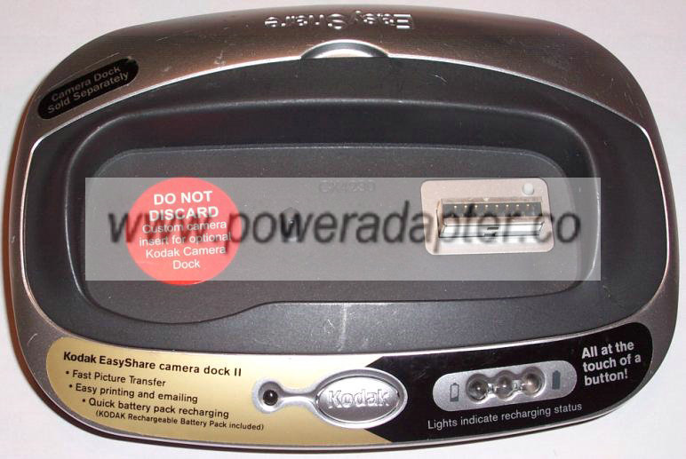 KODAK EASYSHARE Camera Dock II CX4200 series with 7V AC ADAPTER KODAK EASYSHARE Camera Dock II CX4200 series with 7V AC ADAPTER