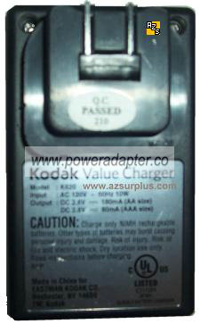 KODAK K620 VALUE CHARGER FOR AA AND AAA SIZE BATTERIES KODAK K620 VALUE CHARGER FOR AA AND AAA SIZE BATTERIES
