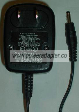 KU28-6-150D AC DC ADAPTER 6V 150MA POWER SUPPLY KU28-6-150D AC DC ADAPTER 6V 150MA POWER SUPPLY