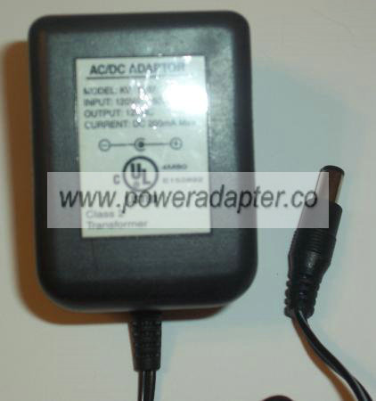 KW-1207 AC ADAPTER 12VDC 200MA POWER SUPPLY CLASS 2 TRANSFORMER KW-1207 AC ADAPTER 12VDC 200MA POWER SUPPLY CLASS 2 TRANSFORMER