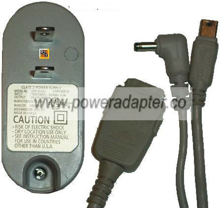 SAMSUNG DPP-0920U AC ADAPTER 5Vdc 1A 1000mA POWER SUPPLY CLASS 2 SAMSUNG DPP-0920U AC ADAPTER 5Vdc 1A 1000mA POWER SUPPLY CLASS 2