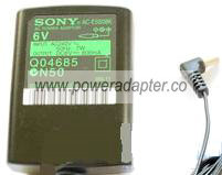 NEW SONY AC-ES608K AC DC ADAPTER 6V DC 800mA POWER SUPPLY NEW SONY AC-ES608K AC DC ADAPTER 6V DC 800mA POWER SUPPLY