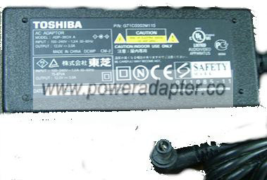 TOSHIBA ADP-36CH AC DC ADAPTER 12V 3A POWER SUPPLY TOSHIBA ADP-36CH AC DC ADAPTER 12V 3A POWER SUPPLY