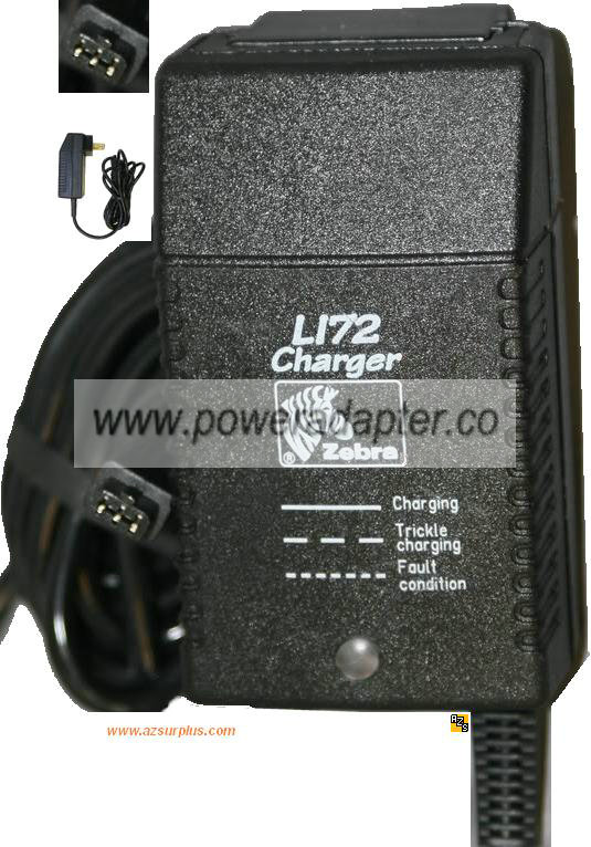 ZEBRA LI72 AC ADAPTER 8.4VDC 0.8A POWER SUPPLY CHARGER FW7511/07 ZEBRA LI72 AC ADAPTER 8.4VDC 0.8A POWER SUPPLY CHARGER FW7511/07