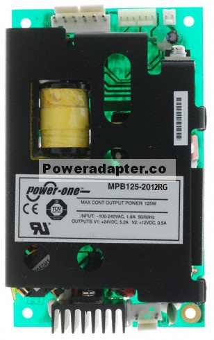POWER-ONE MPB125-2012RG Open Frame Bare PCB 12V 10.5A 12VDC 0.5A POWER-ONE MPB125-2012RG Open Frame Bare PCB 12V 10.5A 12VDC 0.5A