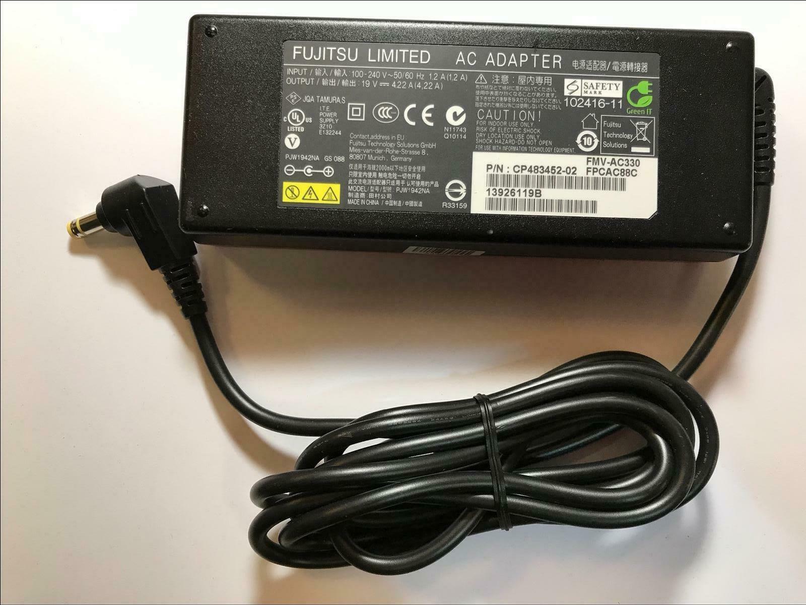 Genuine Original FUJITSU AC Adapter 19V 4.22A 80W Power Supply for LIFEBOOK Type: Power Adapter Max. Output Power: Genuine Original FUJITSU AC Adapter 19V 4.22A 80W Power Supply for LIFEBOOK Type: Power Adapter Max. Output Power: