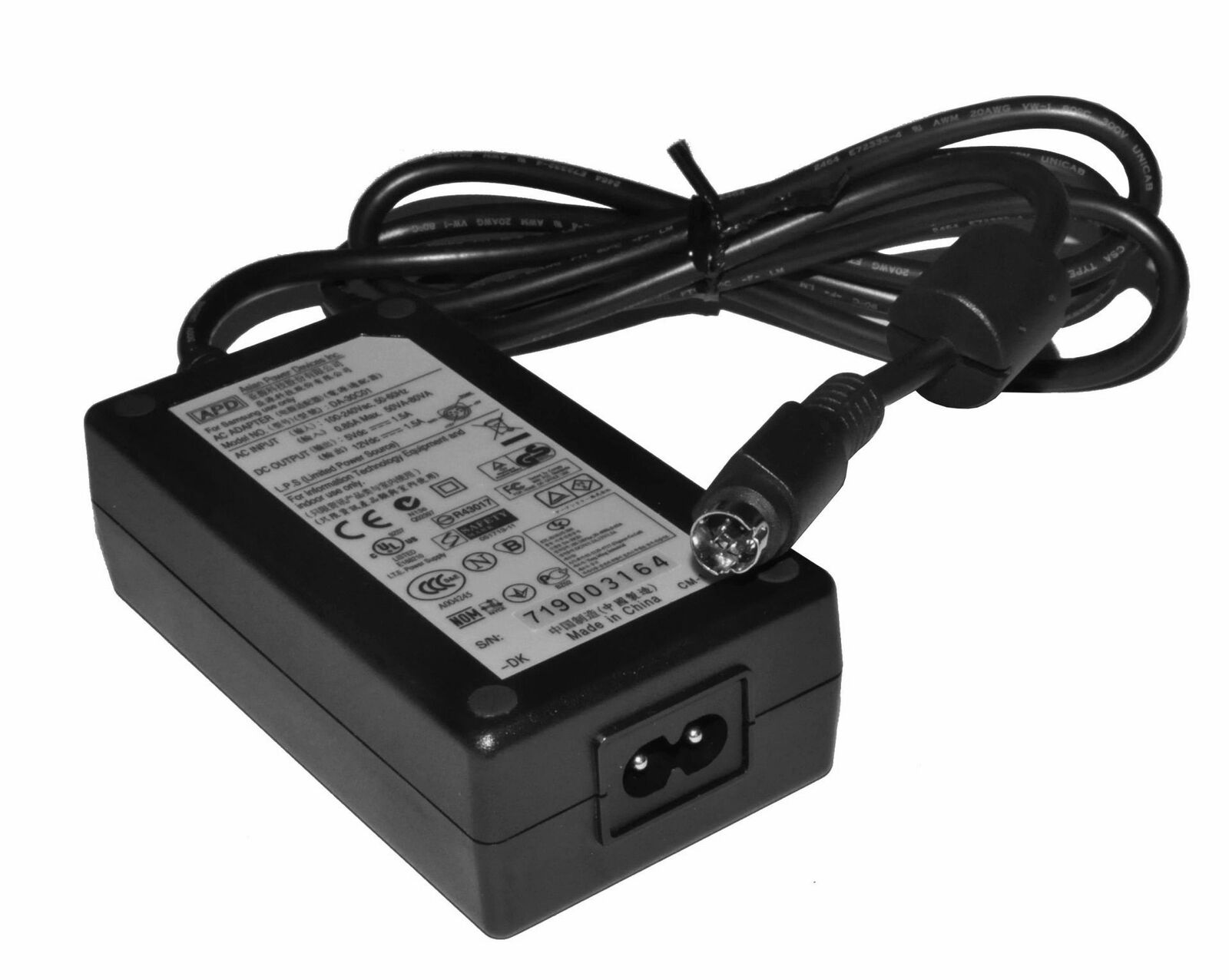 APD DA-30C01 5 V 1,5 A/12 V 1,5 a 5-DIN/#4 5100 Spannung: 5 V, 12 V Marke: APD Markenkompatibilität: Universal Mo APD DA-30C01 5 V 1,5 A/12 V 1,5 a 5-DIN/#4 5100 Spannung: 5 V, 12 V Marke: APD Markenkompatibilität: Universal Mo