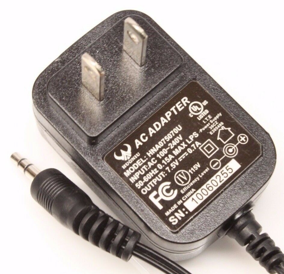 Huoniu HNA075070U AC DC Power Supply Adapter Charger Output 7.5V 0.7A Brand: Huoniu Type: Adapter MPN: Does Not A Huoniu HNA075070U AC DC Power Supply Adapter Charger Output 7.5V 0.7A Brand: Huoniu Type: Adapter MPN: Does Not A