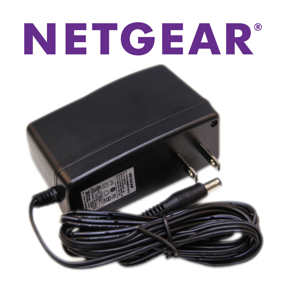 Genuine Netgear 12V AC Adapter Power Supply for Wireless Router Cable DSL Modem Input Voltage: 100 ~ 240V AC Output Vol Genuine Netgear 12V AC Adapter Power Supply for Wireless Router Cable DSL Modem Input Voltage: 100 ~ 240V AC Output Vol