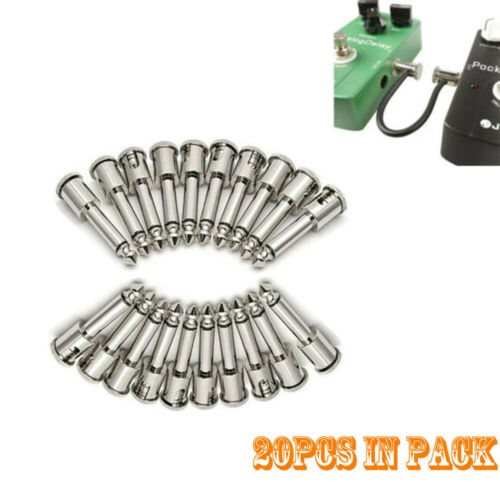 20pc 6.35mm 1/4" Solder-less Connector Plugs For Guitar Effect Pedal Patch Cable UPC: Does not apply Custom Bundle: 20pc 6.35mm 1/4" Solder-less Connector Plugs For Guitar Effect Pedal Patch Cable UPC: Does not apply Custom Bundle: