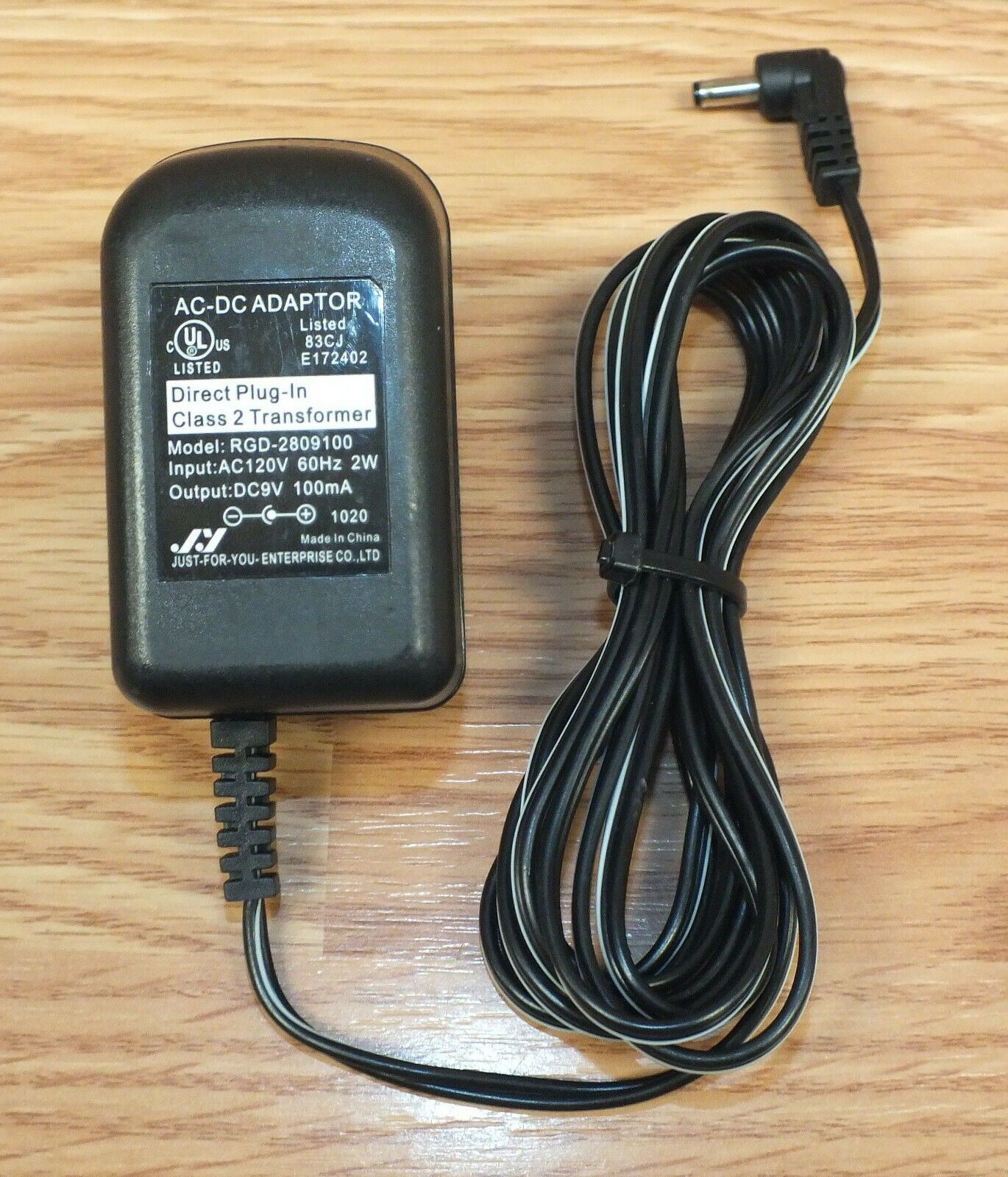 Unbranded (RGD-2809100) 9V 100mA AC/DC Adapter Power Supply Type: AC/DC Adapter Output Voltage: 9 V MPN: Does Not App Unbranded (RGD-2809100) 9V 100mA AC/DC Adapter Power Supply Type: AC/DC Adapter Output Voltage: 9 V MPN: Does Not App