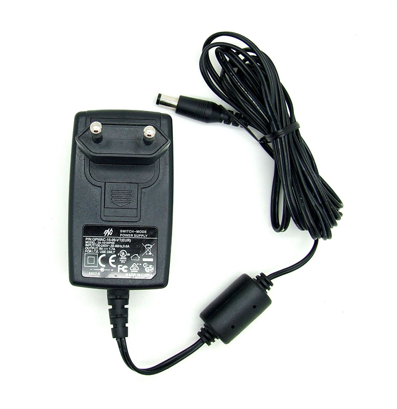 Original closely Power Supply 3a-161wp09 AC Adapter 9v 1,7a Power Supply Marke: ENG Herstellernummer: nicht zutreffend Original closely Power Supply 3a-161wp09 AC Adapter 9v 1,7a Power Supply Marke: ENG Herstellernummer: nicht zutreffend