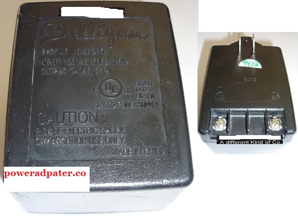 CULLIGAN 01012956 AC ADAPTER 24VAC 2.1A USED CLASS 2 TRANSF CULLIGAN 01012956 AC ADAPTER 24VAC 2.1A USED CLASS 2 TRANSF
