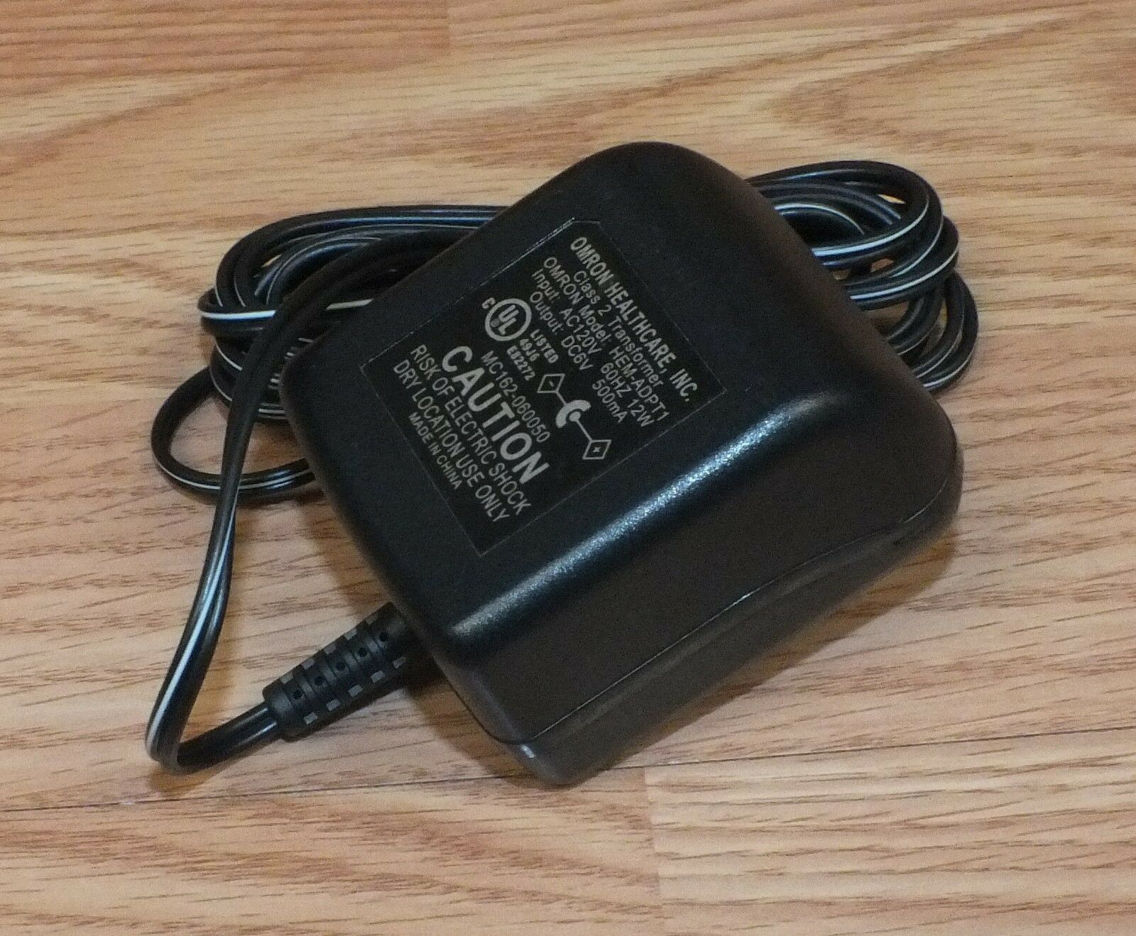 Omron Healthcare (HEM-ADPT1) Class 2 Transformer Power Supply! Output: DC 6Volts Model: HEM-ADPT1 Brand: Omron Battery Omron Healthcare (HEM-ADPT1) Class 2 Transformer Power Supply! Output: DC 6Volts Model: HEM-ADPT1 Brand: Omron Battery