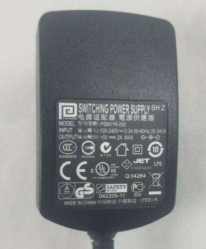 PHIHONG PSM11R-050 100-240V Switching 5V 2A AC Power Supply Adapter Connection Split/Duplication: 1:1 MPN: PSM11R-050 T PHIHONG PSM11R-050 100-240V Switching 5V 2A AC Power Supply Adapter Connection Split/Duplication: 1:1 MPN: PSM11R-050 T