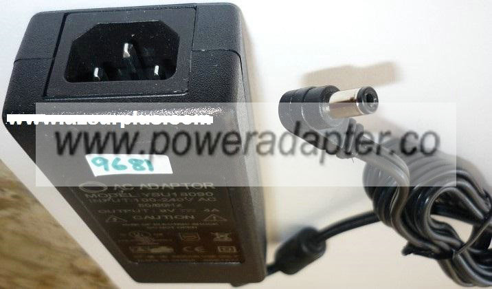 REPLACEMENT YSU18090 AC ADAPTER 9VDC 4A USED -(+) 2.5x5.5x9mm REPLACEMENT YSU18090 AC ADAPTER 9VDC 4A USED -(+) 2.5x5.5x9mm