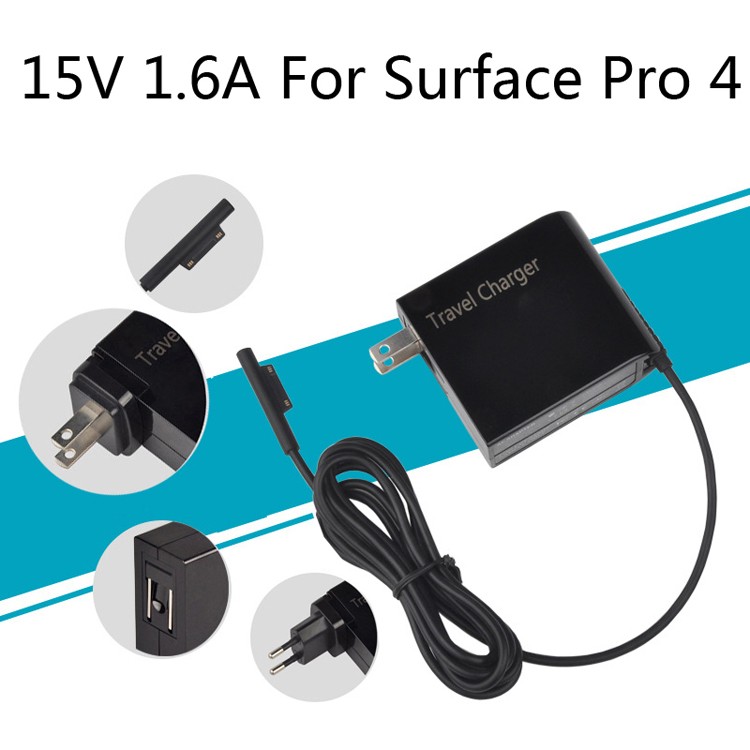 15V 1.6A 24W Cable Travel Plug AC Wall Charger For Microsoft Surface Pro 4 ,PRO4 Item Description: Brand New and High 15V 1.6A 24W Cable Travel Plug AC Wall Charger For Microsoft Surface Pro 4 ,PRO4 Item Description: Brand New and High