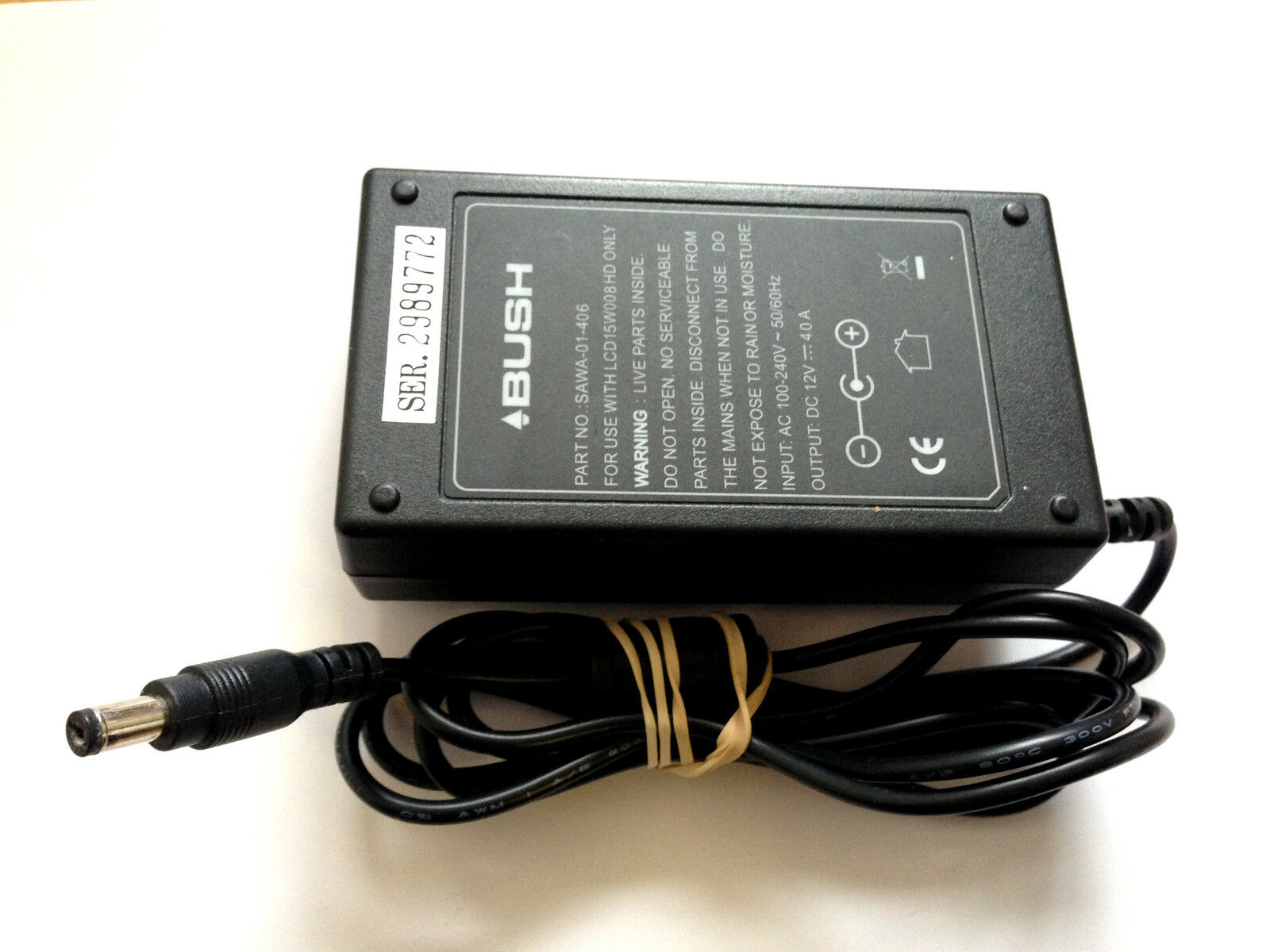 Genuine original bush LCD15W008HD sawa - 01-406 alimentation adaptateur 12V 4.0A MPN: SAWA-01-406 Voltage: 12V Compa Genuine original bush LCD15W008HD sawa - 01-406 alimentation adaptateur 12V 4.0A MPN: SAWA-01-406 Voltage: 12V Compa