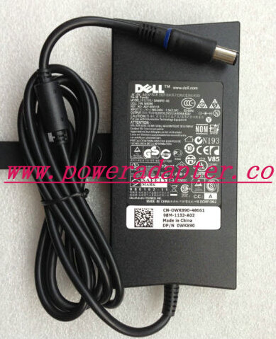 Dell PA-1900-28D AC Adaoter 19.5vdc 4.62A -( ) 7.4x5mm tip J62H3 Dell PA-1900-28D AC Adaoter 19.5vdc 4.62A -( ) 7.4x5mm tip J62H3