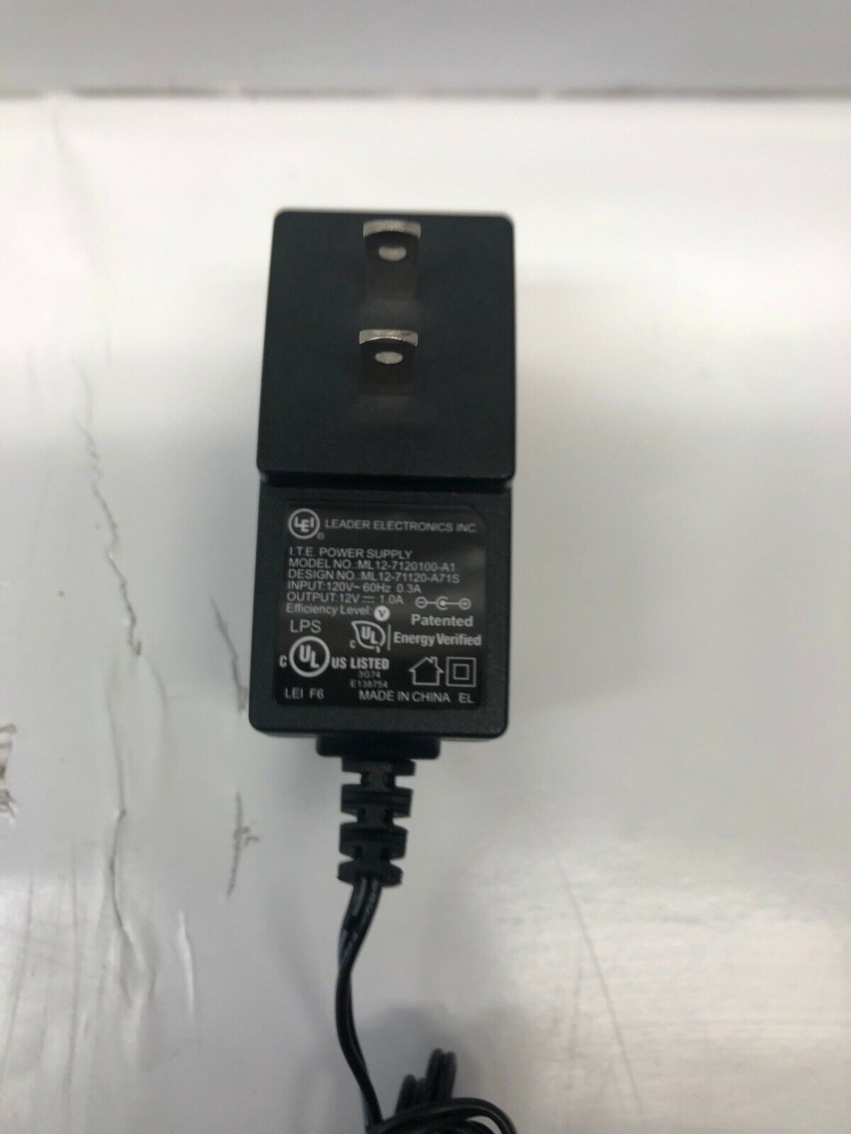 LE ML12-7120100-1A · ITE Pwr Sply · 12.0V 1A for ATA Audiocodes Obihai 300 302 Product Type: Power Supply Adapter I LE ML12-7120100-1A · ITE Pwr Sply · 12.0V 1A for ATA Audiocodes Obihai 300 302 Product Type: Power Supply Adapter I