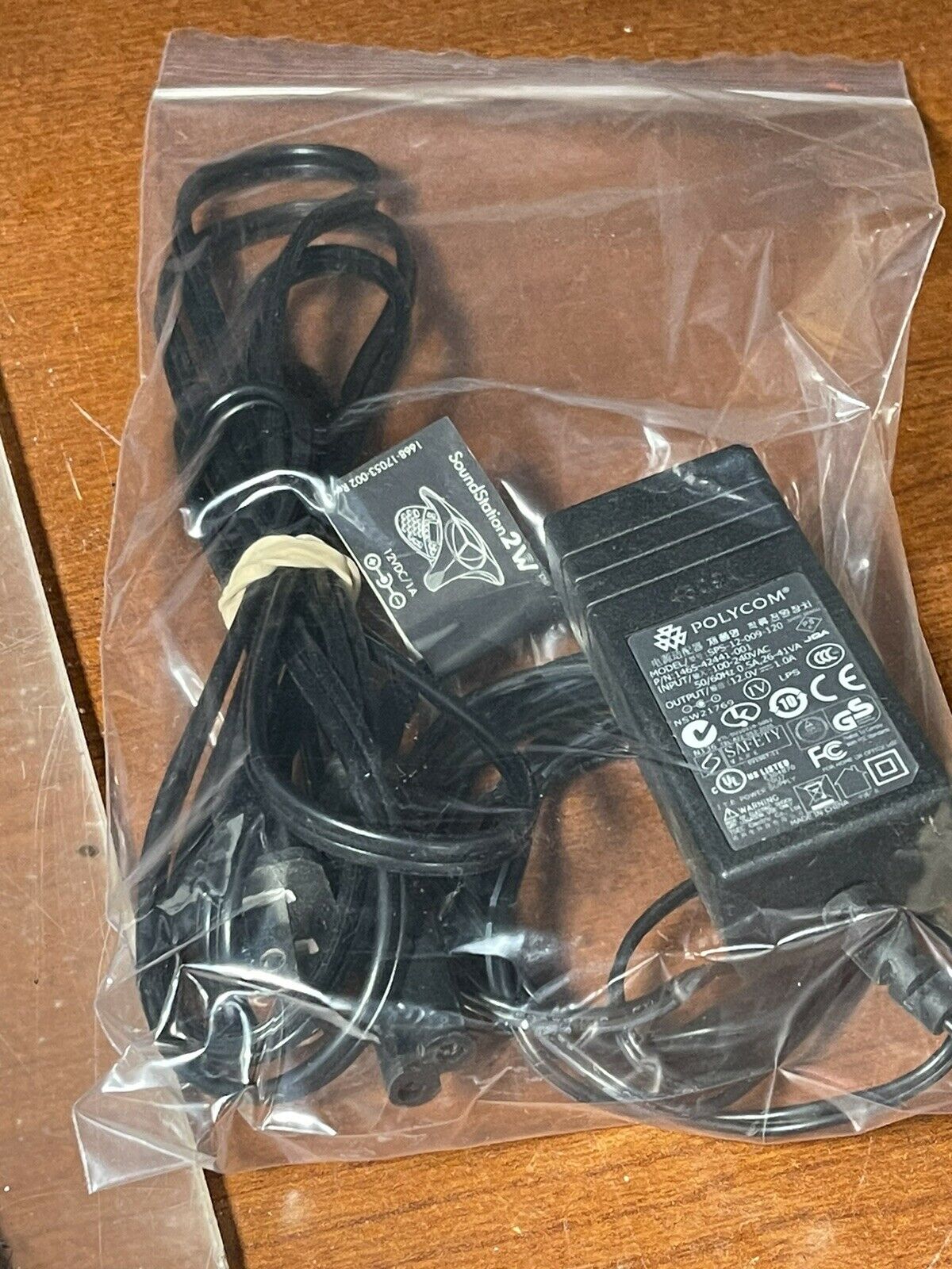 Genuine Polycom SPS-12-015-240 AC Adapter 24V DC 500mA Switching Power Adapter Brand: Polycom Type: Power Adapter Vo Genuine Polycom SPS-12-015-240 AC Adapter 24V DC 500mA Switching Power Adapter Brand: Polycom Type: Power Adapter Vo