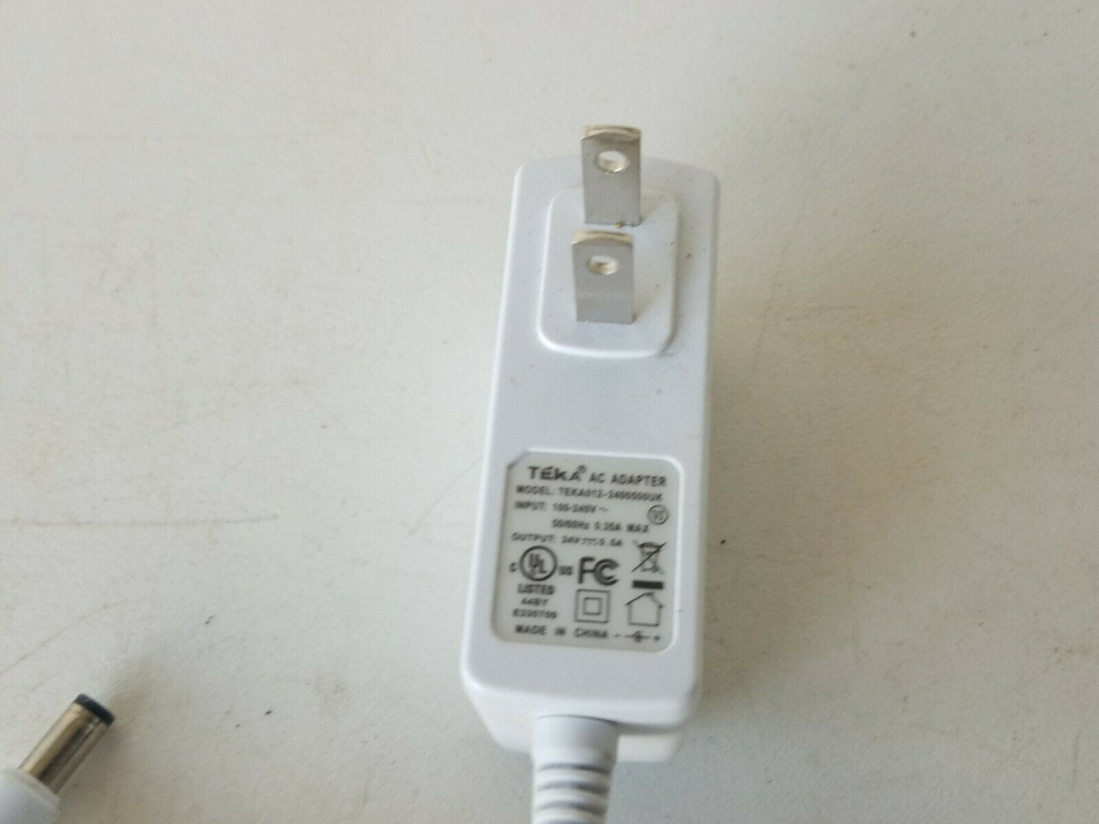 Teka AC Power Adapter 12V 1A TEKA012-1201000UK for Portable DVD Player Type: AC/DC Adapter Features: Portable Loca Teka AC Power Adapter 12V 1A TEKA012-1201000UK for Portable DVD Player Type: AC/DC Adapter Features: Portable Loca