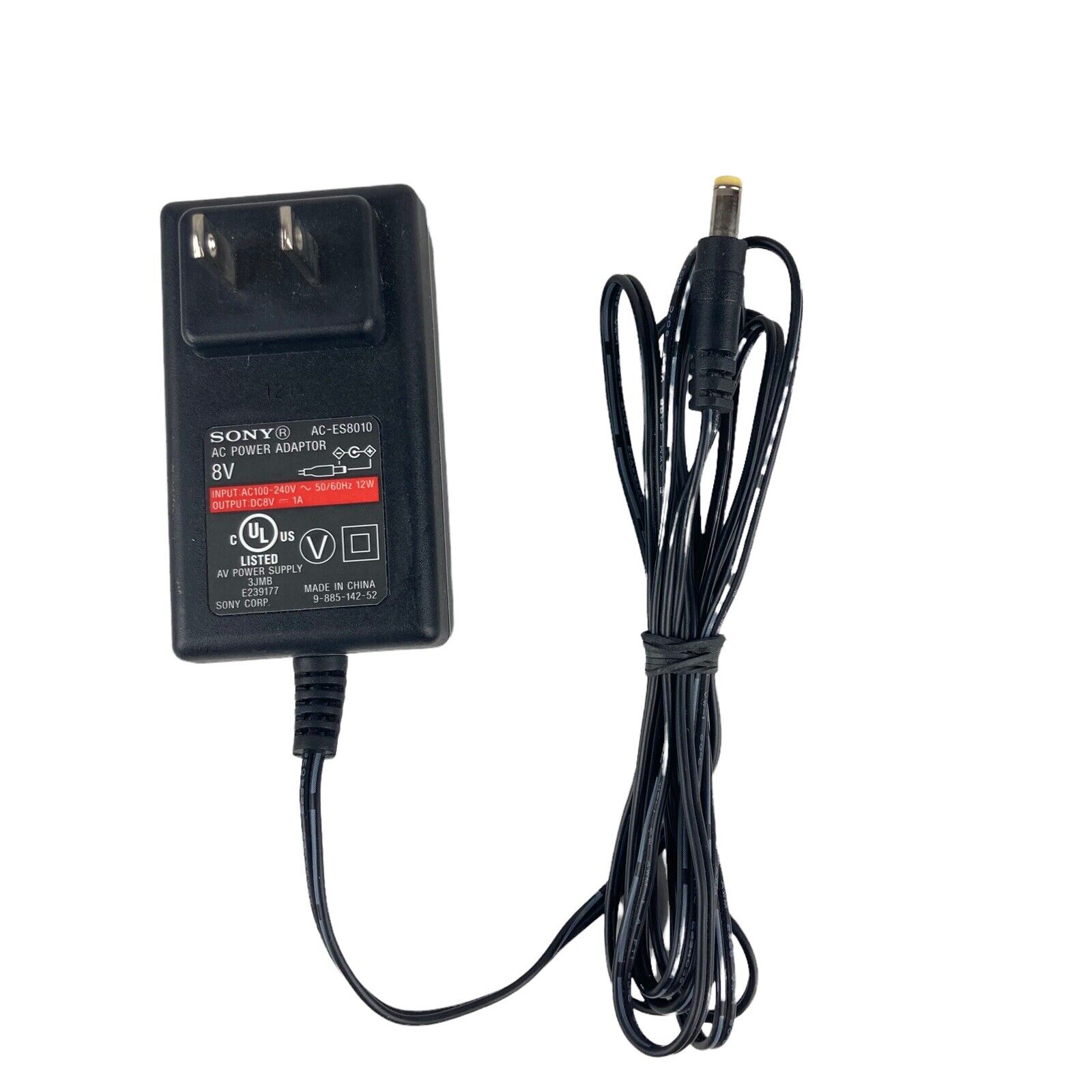 8V 1A Genuine Sony AC-ES8010 Power AC/DC Adapter charger For ICF-C05iP TESTED Country/Region of Manufacture: China Cu 8V 1A Genuine Sony AC-ES8010 Power AC/DC Adapter charger For ICF-C05iP TESTED Country/Region of Manufacture: China Cu