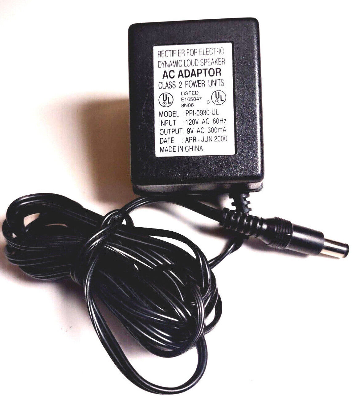 Loud Speaker 9V 300mA Class 2 Power Supply AC/DC Adapter M PPI-0930UL RECTIFIER Compatible Brand: Universal Brand: 2 Loud Speaker 9V 300mA Class 2 Power Supply AC/DC Adapter M PPI-0930UL RECTIFIER Compatible Brand: Universal Brand: 2