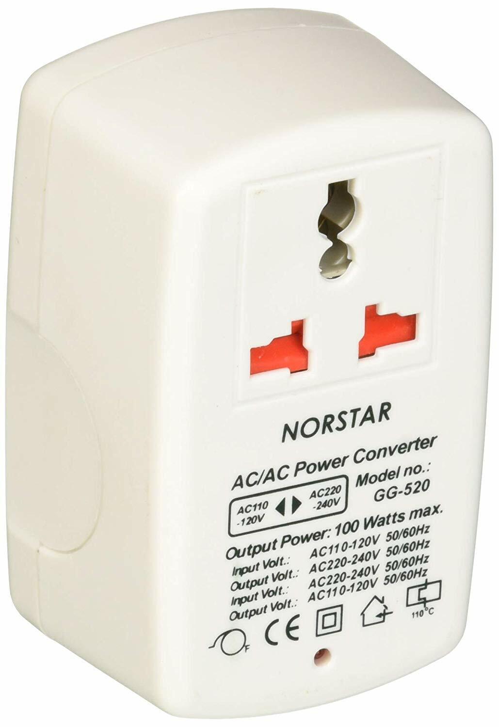 100 Watt Step Up & Down Voltage Converter & Transformer - 220 V 110 V Type Plug Adapter & Converter Combo Input Vo 100 Watt Step Up & Down Voltage Converter & Transformer - 220 V 110 V Type Plug Adapter & Converter Combo Input Vo
