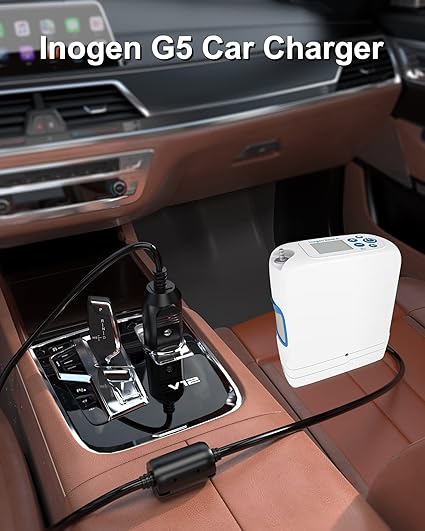 12V Car Charger Replacement for Inogen One G1 G2 G3 G4 G5 Portable Oxygen Concentrator BA-306 BA-301 BA-302 BA-303 with 12V Car Charger Replacement for Inogen One G1 G2 G3 G4 G5 Portable Oxygen Concentrator BA-306 BA-301 BA-302 BA-303 with