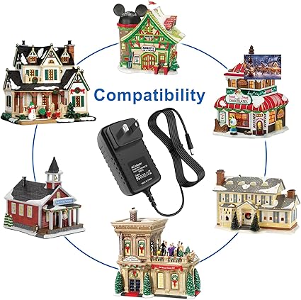 AC Adapter Replacement for Lemax Lighted Accessory # 74707 74706 74254 94563 74295 84428 44242 94565 94566 94527 94564 C AC Adapter Replacement for Lemax Lighted Accessory # 74707 74706 74254 94563 74295 84428 44242 94565 94566 94527 94564 C