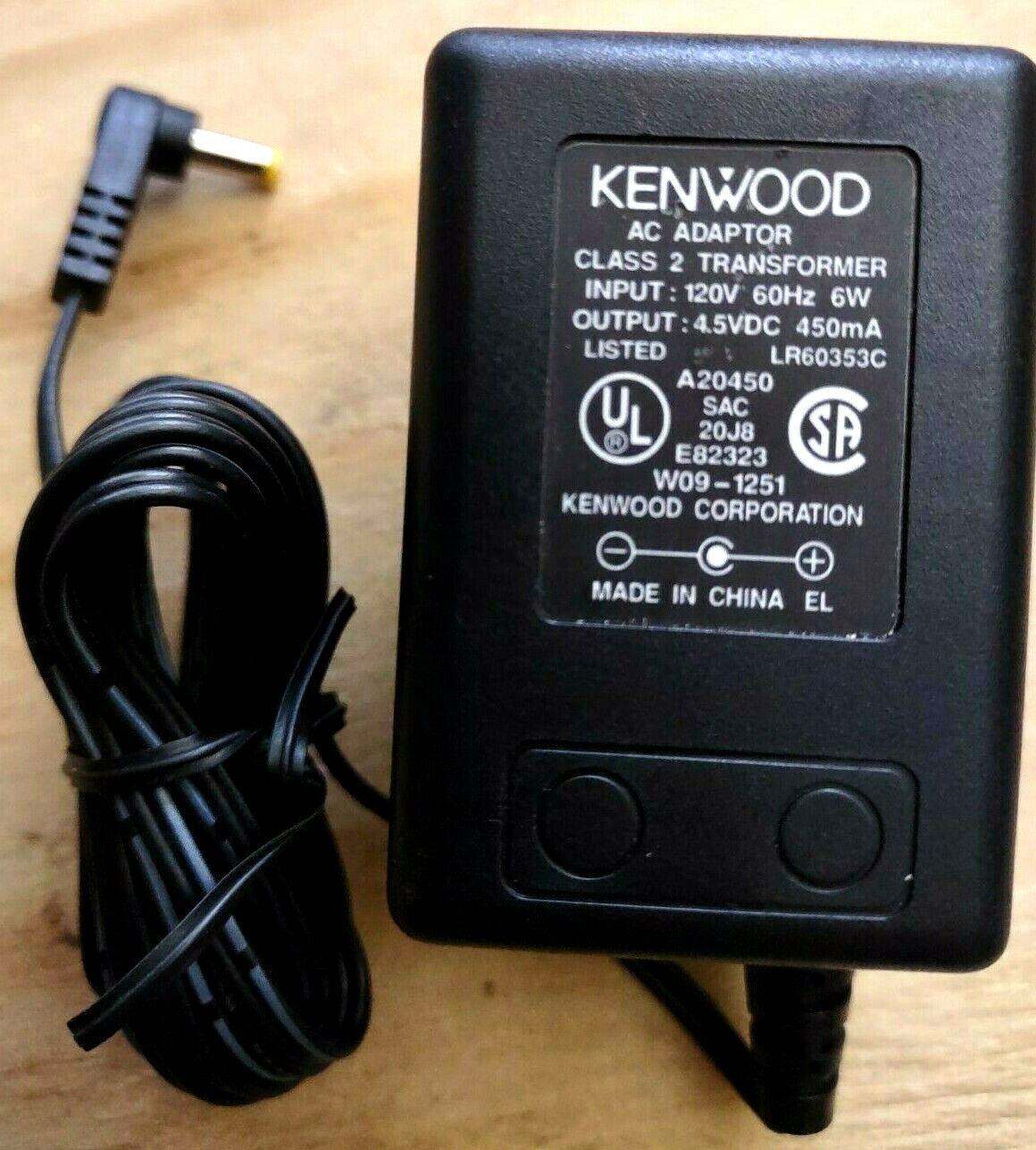 AC Adapter Charger for Kenwood A20450 E83323 W09-1251 Power Supply Cord Features: Powered Brand: Kenwood Cable Lengt AC Adapter Charger for Kenwood A20450 E83323 W09-1251 Power Supply Cord Features: Powered Brand: Kenwood Cable Lengt