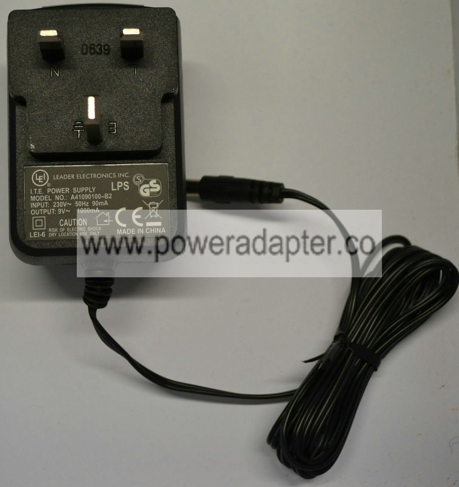 NEW LEI Power Supply Adapter 9V 1000mA / 1A AC Output Dimension 5.5mm x 2.1mm Custom Bundle: No Type: Power Supply Un NEW LEI Power Supply Adapter 9V 1000mA / 1A AC Output Dimension 5.5mm x 2.1mm Custom Bundle: No Type: Power Supply Un
