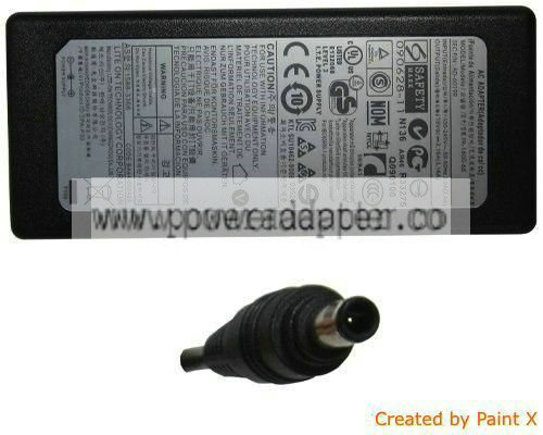 GENUINE AC ADAPTER FOR SAMSUNG PA-1600-66 LAPTOP 60W ADAPTER CHARGER UK 3-PIN POWER CORD NOT INCLUDED SAMSUNG COMP GENUINE AC ADAPTER FOR SAMSUNG PA-1600-66 LAPTOP 60W ADAPTER CHARGER UK 3-PIN POWER CORD NOT INCLUDED SAMSUNG COMP