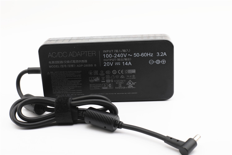 280W original Asus ASUS G703GX G703GS gaming notebook charging source adapter cable 20V14A Original movement 280W Inpu 280W original Asus ASUS G703GX G703GS gaming notebook charging source adapter cable 20V14A Original movement 280W Inpu