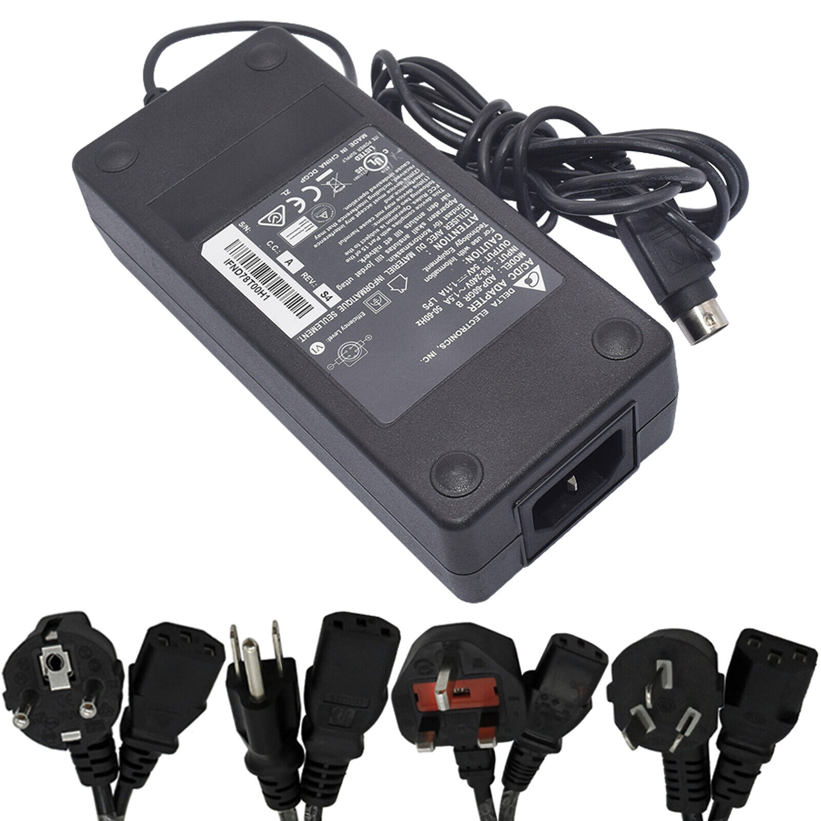 Genuine Delta 4-PINS ADP-60GR B Power Supply AC Adapter 54V 1.11A 60W Model: ADP-60GR B Modified Item: No Custom Bun Genuine Delta 4-PINS ADP-60GR B Power Supply AC Adapter 54V 1.11A 60W Model: ADP-60GR B Modified Item: No Custom Bun