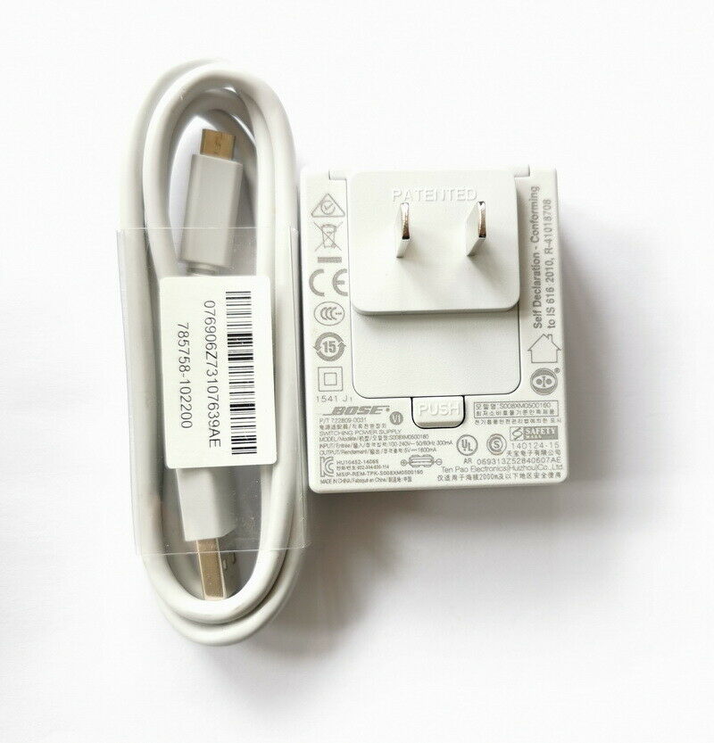 5V 1.6A adapter charger & cable For SoundLink Mini II & SoundLink Revolve Color Model: S008XM0500160 Input : 100-240V~5 5V 1.6A adapter charger & cable For SoundLink Mini II & SoundLink Revolve Color Model: S008XM0500160 Input : 100-240V~5