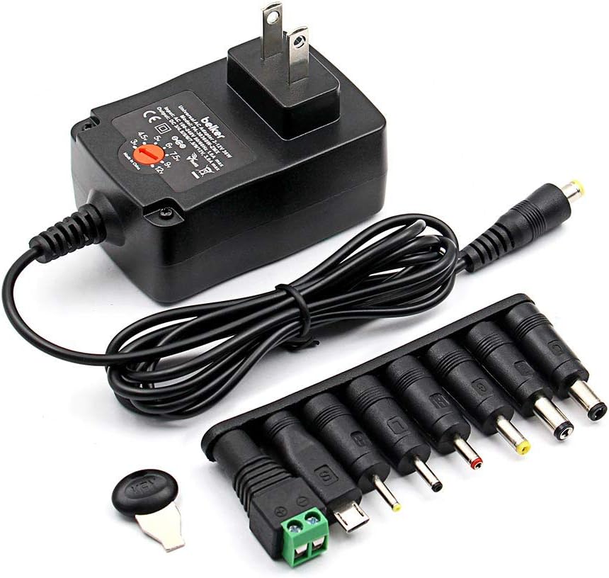 36W Universal 3V 4.5V 5V 6V 7.5V 9V 12V AC DC Adapter Power Supply for LCD LED Light Strip Router HUB Speaker Smart Phon 36W Universal 3V 4.5V 5V 6V 7.5V 9V 12V AC DC Adapter Power Supply for LCD LED Light Strip Router HUB Speaker Smart Phon