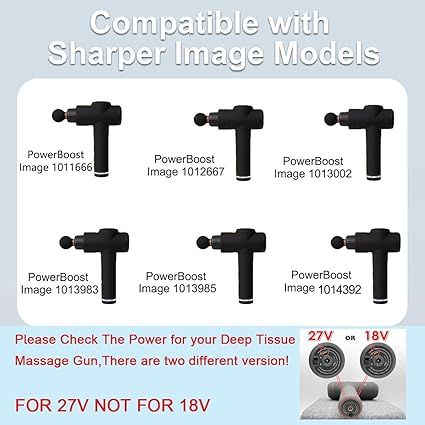 27V Charger for Sharper Image Massage Gun Charger Compatible with Sharper Image 2437599 1011666 1013002 1012667 1014747 27V Charger for Sharper Image Massage Gun Charger Compatible with Sharper Image 2437599 1011666 1013002 1012667 1014747