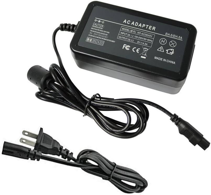 Camera AC Power Adapter for Nikon D90 D80 D70 D70S D100 D300 D300S D700, Replacement for EH-5 EH-5A EH-5B, US Plug Conn Camera AC Power Adapter for Nikon D90 D80 D70 D70S D100 D300 D300S D700, Replacement for EH-5 EH-5A EH-5B, US Plug Conn