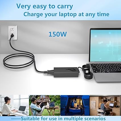 150w Charger Fit for Asus Tuf Gaming A15-Fa506 A17-Fa706 Fx505dt Fx705gt,Rog Strix G531gd G731gt,Adp-150ch B A18-150p1a 150w Charger Fit for Asus Tuf Gaming A15-Fa506 A17-Fa706 Fx505dt Fx705gt,Rog Strix G531gd G731gt,Adp-150ch B A18-150p1a