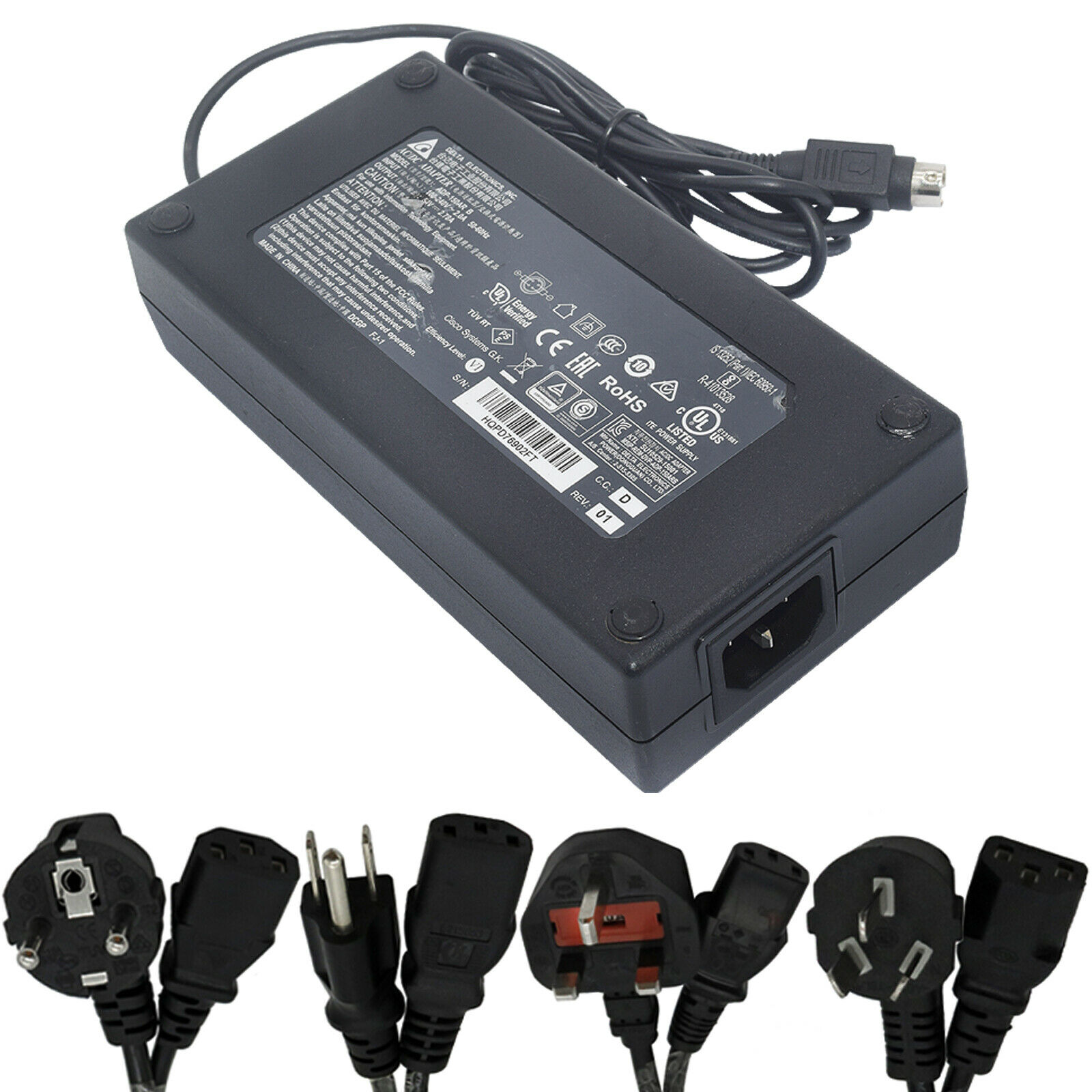 Genuine Delta For MSI Laptop Power Supply AC Adapter ADP-150AR B 150W 54V 4-PINS Model: ADP-150AR B Modified Item: N Genuine Delta For MSI Laptop Power Supply AC Adapter ADP-150AR B 150W 54V 4-PINS Model: ADP-150AR B Modified Item: N